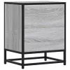  éjjeliszekrény szürke Sonoma 40x31x50 cm Gépi fa és fém