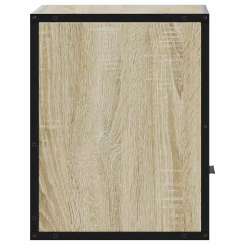  sonoma tölgy színű falra szerelhető éjjeliszekrény 40x31x39,5cm