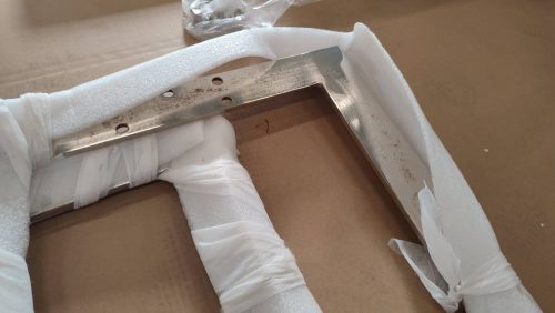 2 db fehér műbőr étkezőszék - raktári