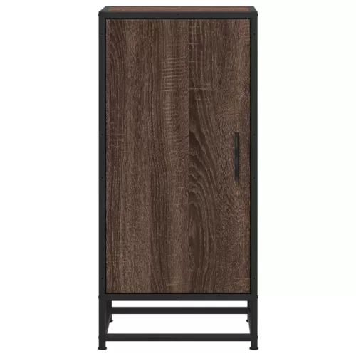  barna tölgy színű szerelt fa tálalószekrény 35,5 x 35 x 76 cm