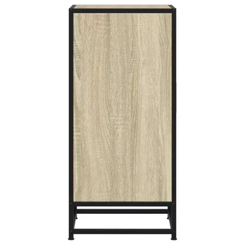  sonoma tölgy színű szerelt fa tálalószekrény 35,5 x 35 x 76 cm