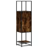  Highboard sonoma tölgy 35,5x35x139 cm gépelt fa és fém