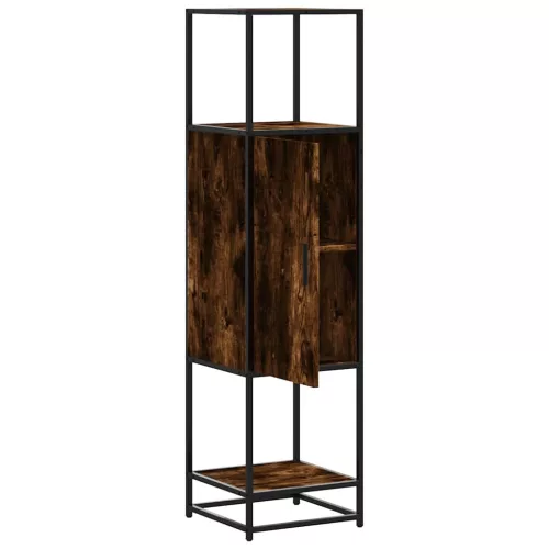  Highboard sonoma tölgy 35,5x35x139 cm gépelt fa és fém