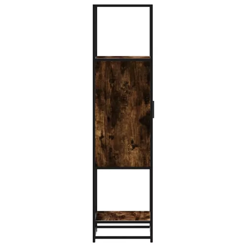 Highboard sonoma tölgy 35,5x35x139 cm gépelt fa és fém