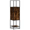  Highboard sonoma tölgy 35,5x35x139 cm gépelt fa és fém