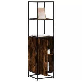  Highboard sonoma tölgy 35,5x35x139 cm gépelt fa és fém
