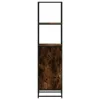  Highboard sonoma tölgy 35,5x35x139 cm gépelt fa és fém