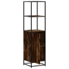  Highboard sonoma tölgy 35,5x35x139 cm gépelt fa és fém