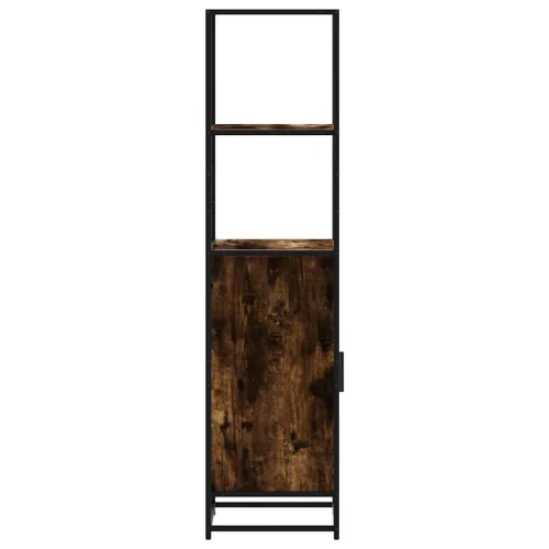  Highboard sonoma tölgy 35,5x35x139 cm gépelt fa és fém