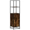  Highboard sonoma tölgy 35,5x35x139 cm gépelt fa és fém