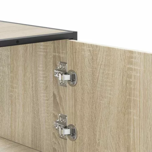  Highboard sonoma tölgy 68x35x106,5 cm gépelt fa és fém