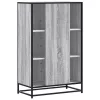  Highboard szürke sonoma 68x35x106,5 cm gépelt fa és fém