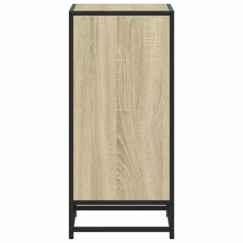  sonoma színű szerelt fa könyvszekrény 40x35x76 cm