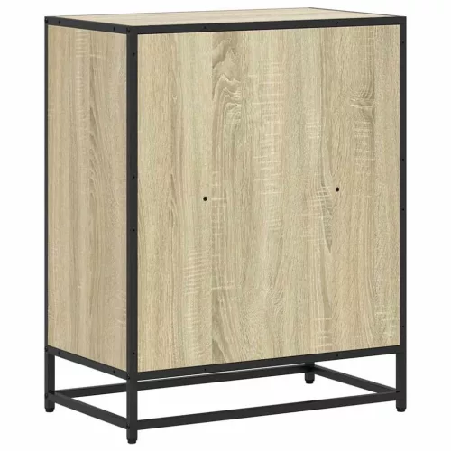  sonoma színű szerelt fa könyvszekrény 60x35x76 cm