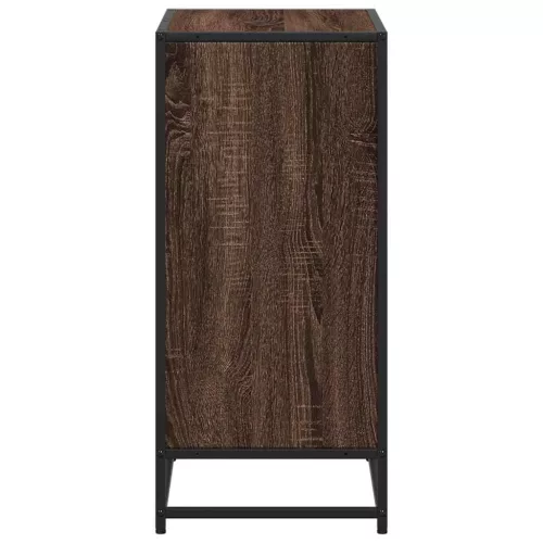  barna tölgy színű fa könyvszekrény 60x35x76 cm