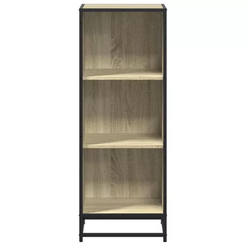  sonoma színű szerelt fa könyvszekrény 40x35x107,5 cm