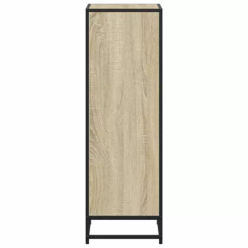  sonoma színű szerelt fa könyvszekrény 40x35x107,5 cm