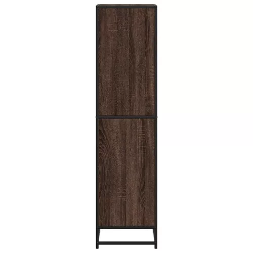  barna tölgy színű fa könyvszekrény 40x35x139 cm