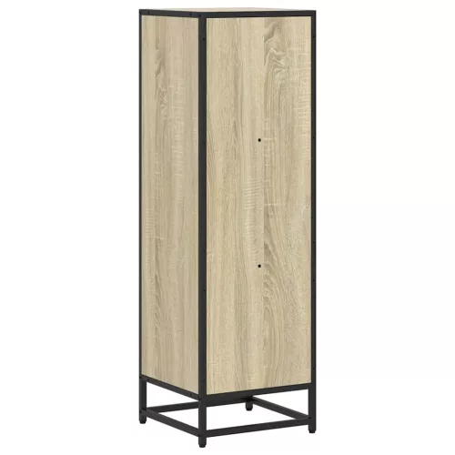  sonoma tölgyszínű szerelt fa könyvszekrény 33,5x33x107,5 cm