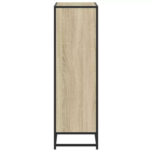  sonoma tölgyszínű szerelt fa könyvszekrény 65,5x33x107,5 cm