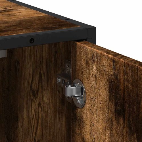  mosdószekrény füstölt tölgy 65x33x60 cm Gépesített fa