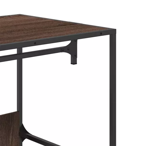  barna tölgy színű szerelt fa ruhásszekrény 90 x 50 x 180 cm