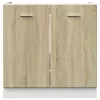  “Lyon” sonoma tölgy színű szerelt fa alsó szekrény