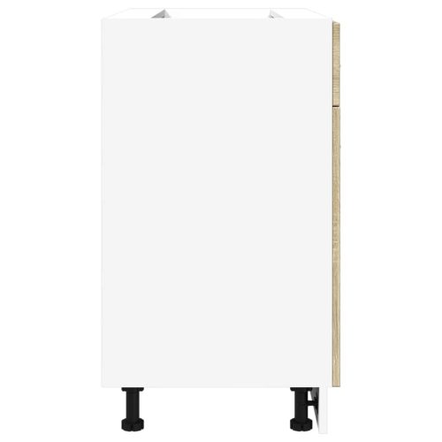  “Lyon” sonoma tölgy színű szerelt fa fiókos alsószekrény