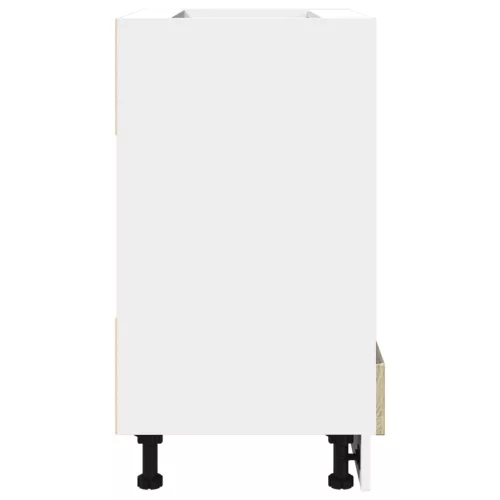  sonoma tölgy színű szerelt fa sütőszekrény 60 x 46 x 81,5 cm