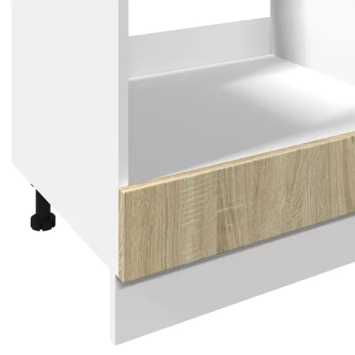  sonoma tölgy színű szerelt fa sütőszekrény 60 x 46 x 81,5 cm