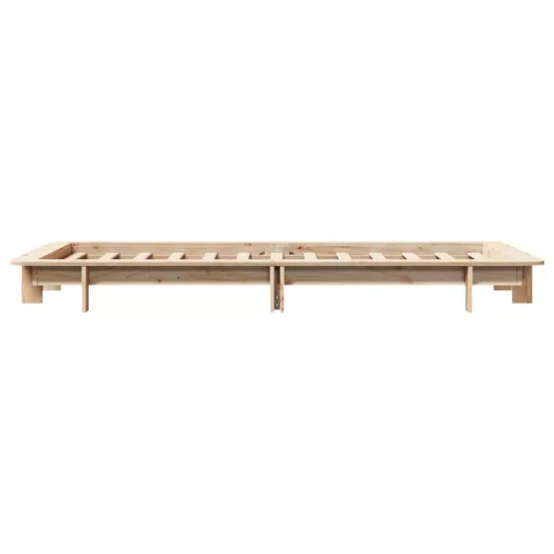  tömör fenyőfa ágy matrac nélkül 90 x 200 cm