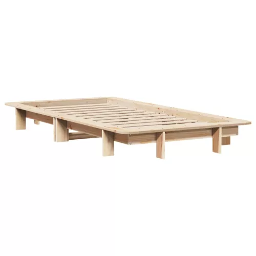 tömör fenyőfa ágy matrac nélkül 90 x 200 cm