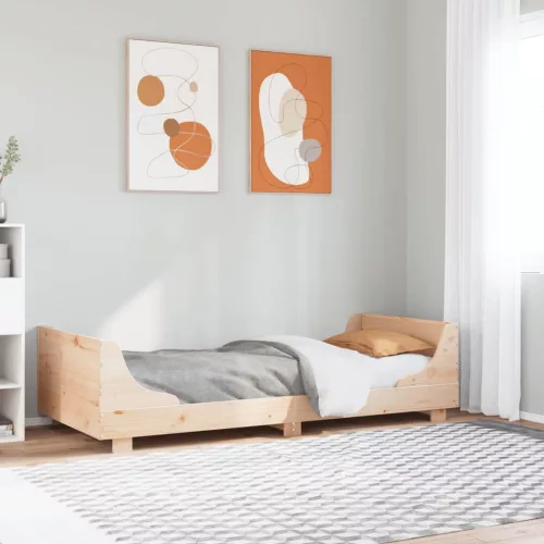  tömör fenyőfa ágy matrac nélkül 75 x 190 cm