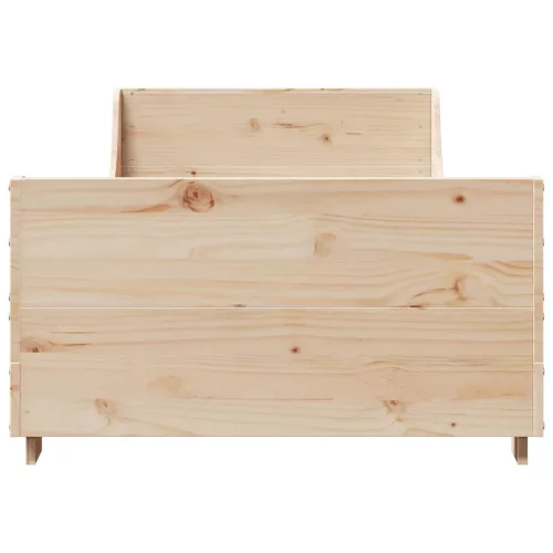  tömör fenyőfa ágy matrac nélkül 75 x 190 cm