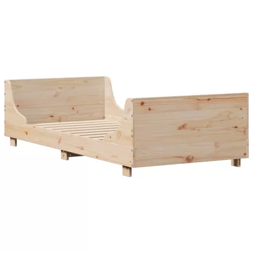  tömör fenyőfa ágy matrac nélkül 75 x 190 cm