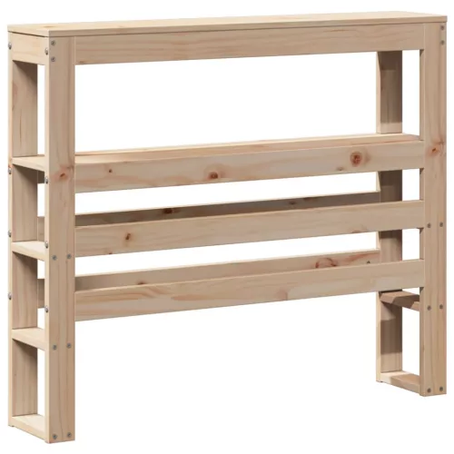  tömör fenyőfa fejtámla polccal 75 cm