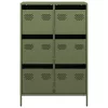  olívazöld acél magasszekrény 68 x 39 x 101,5 cm