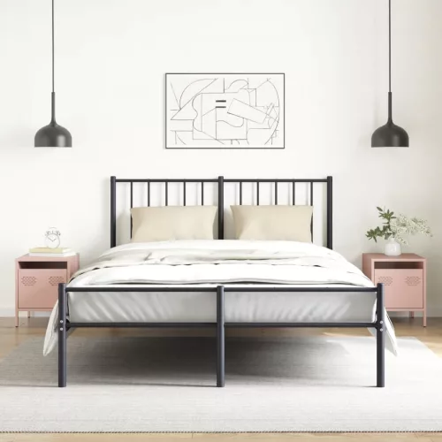  2 db rózsaszín acél éjjeliszekrény 35 x 39 x 43,5 cm