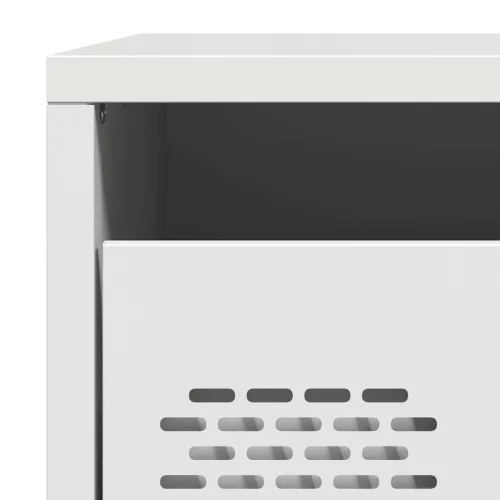  fehér acél éjjeliszekrény 35 x 39 x 43,5 cm