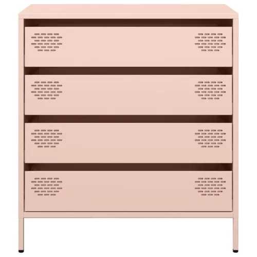  rózsaszín hidegen hengerelt acél tálalószekrény 68x39x73,5 cm