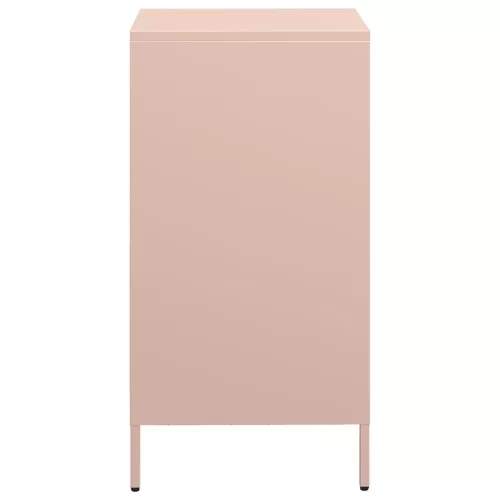  rózsaszín hidegen hengerelt acél tálalószekrény 35x39x73,5 cm