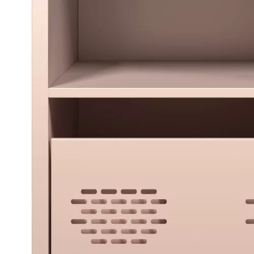  rózsaszín hidegen hengerelt acél tálalószekrény 35x39x73,5 cm