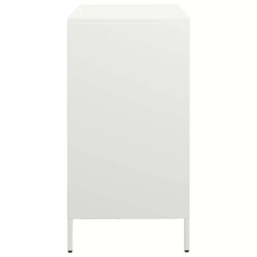  fehér hidegen hengerelt acél tálalószekrény 68x39x73,5 cm