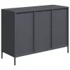 antracit hidegen hengerelt acél tálalószekrény 101,5x39x73,5 cm