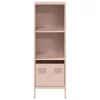  rózsaszín acél tálalószekrény 35 x 39 x 103,5 cm