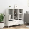  fehér acél tálalószekrény 101,5 x 39 x 103,5 cm