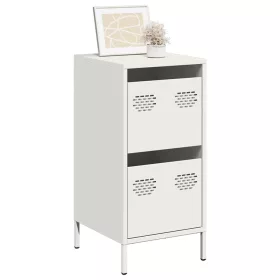    fehér hidegen hengerelt acél tálalószekrény 35x39x73,5 cm
