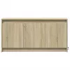 sonoma tölgy színű szerelt fa LED-es TV-szekrény 100x34x50 cm