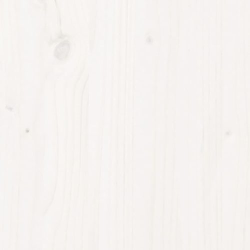  fehér tömör fenyő extra hosszú ágykeret matrac nélkül 90x210 cm