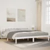  fehér tömör fenyő extra hosszú ágykeret matrac nélkül 180x210cm
